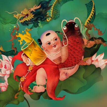 Chinese New Year Pictures - a Paint Artowrk by Yixuan